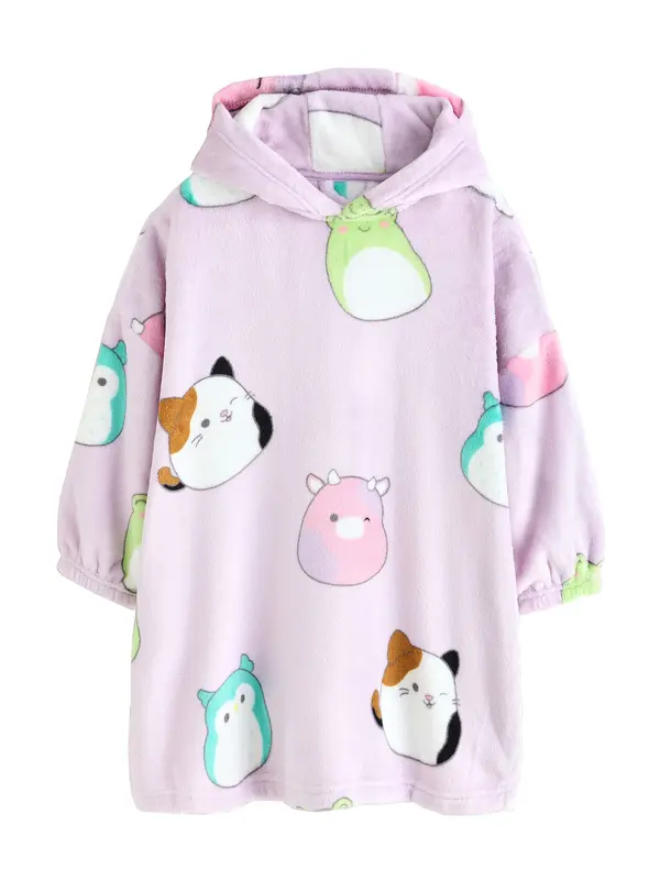 Next Next Sweater majica 'Squishmallow'  jabuka / lavanda / crna / bijela