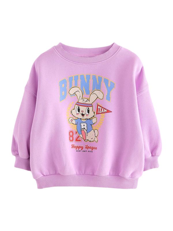 Next Next Sweater majica  svijetloljubičasta / miks boja