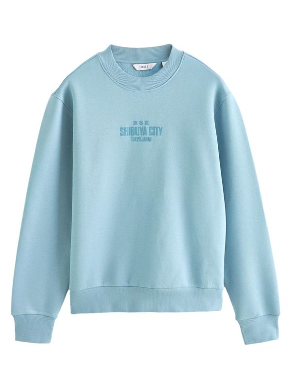 Next Next Sweater majica  svijetloplava