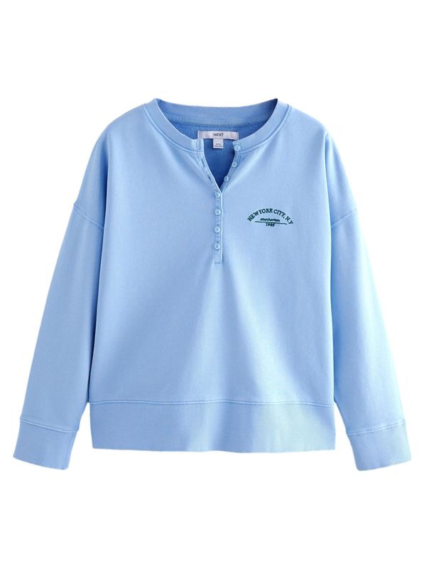 Next Next Sweater majica  svijetloplava