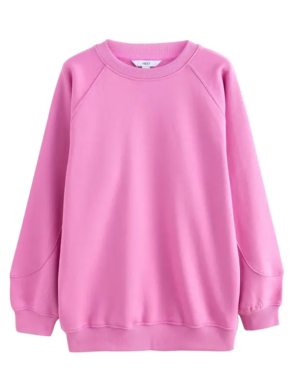 Next Next Sweater majica  svijetloroza