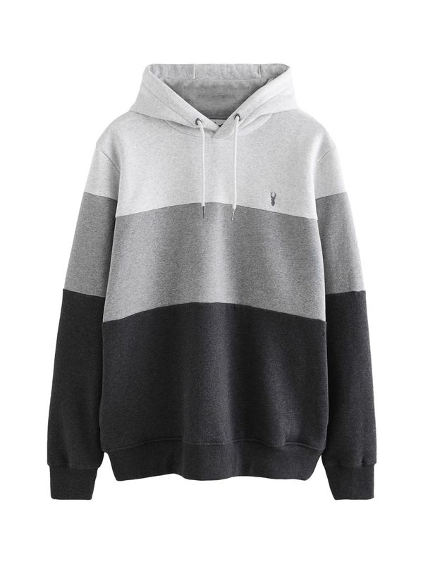 Next Next Sweater majica  svijetlosiva / tamo siva / siva melange