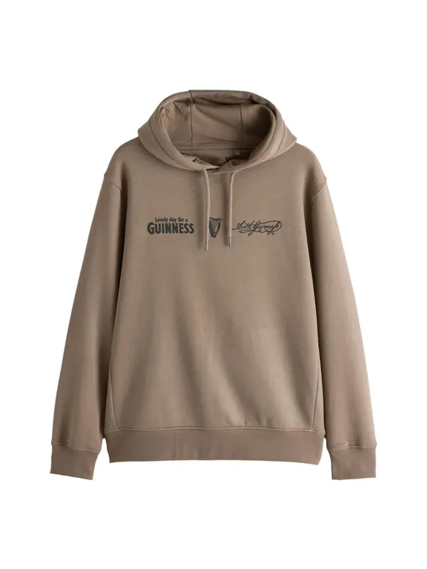 Next Next Sweater majica  tamno bež / svijetlosiva / crna