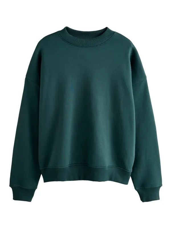 Next Next Sweater majica  tamno zelena