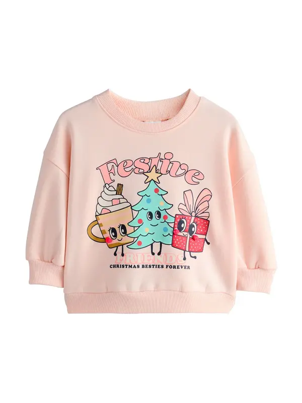Next Next Sweater majica  tirkiz / narančasta / roza / svijetloroza