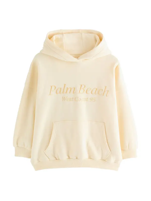 Next Next Sweater majica  toplo smeđa / zlatna