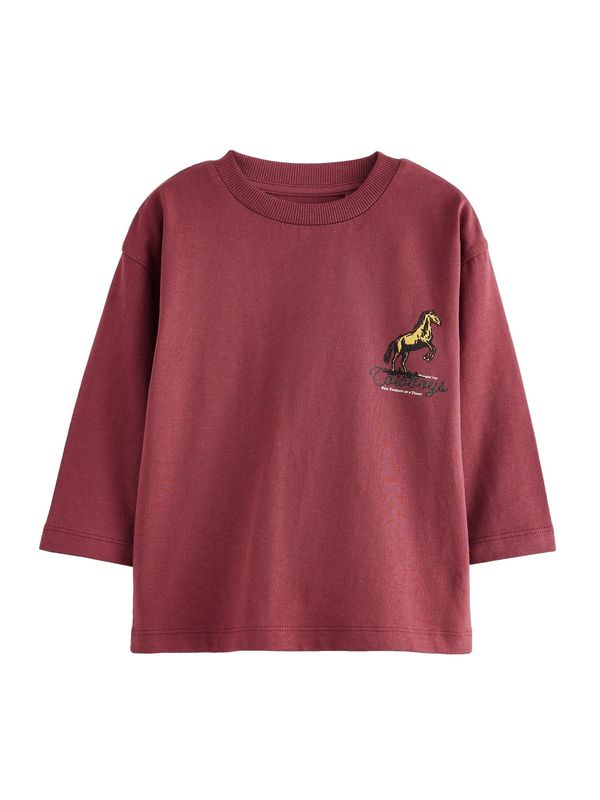 Next Next Sweater majica  žuta / burgund