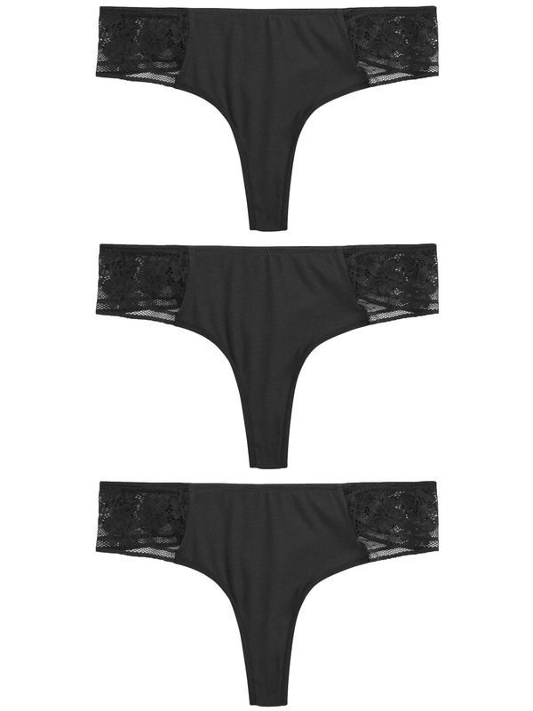 Next Next Tanga gaćice  crna