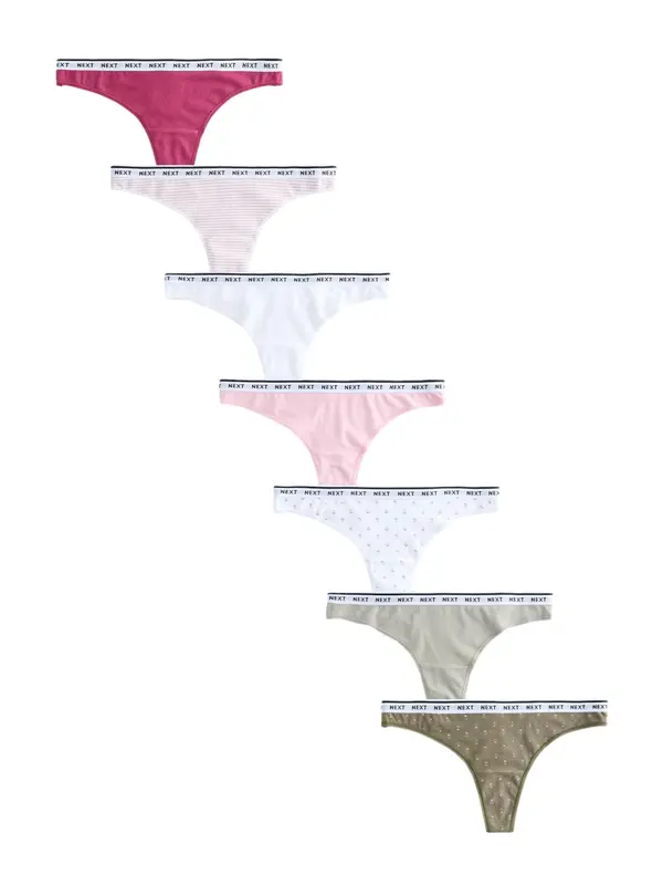 Next Next Tanga gaćice  kaki / maslinasta / roza / magenta / crna / bijela
