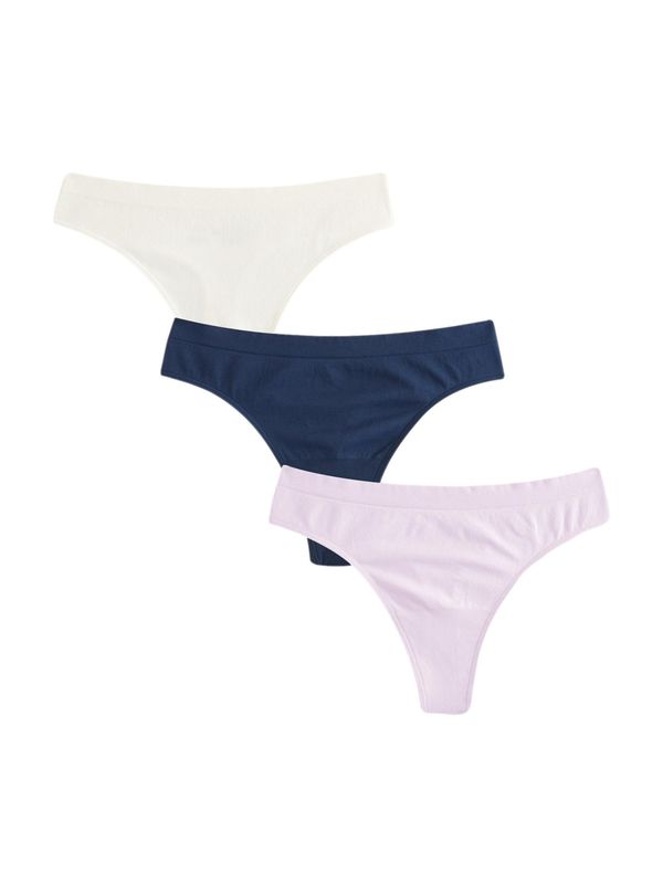 Next Next Tanga gaćice  mornarsko plava / pastelno ljubičasta / bijela