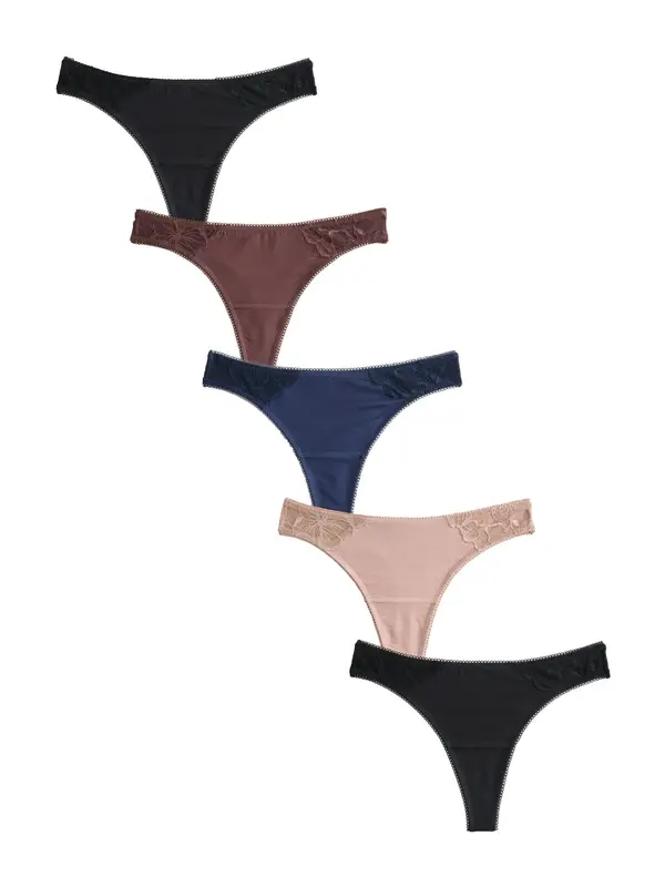 Next Next Tanga gaćice  nude / tamno plava / tamno smeđa / crna