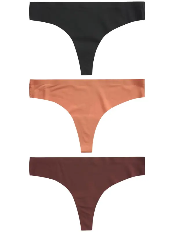 Next Next Tanga gaćice  smeđa / tamno narančasta / crna