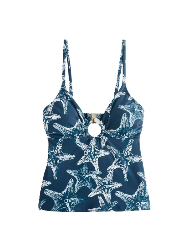 Next Next Tankini top  mornarsko plava / bijela