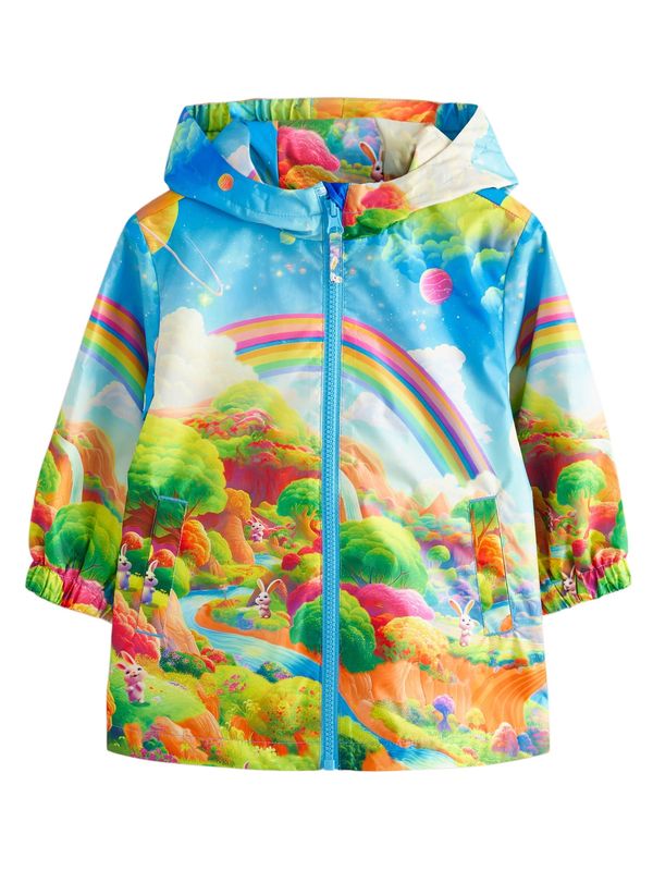 Next Next Tehnička jakna  svijetlosiva / svijetlozelena / narančasta / roza