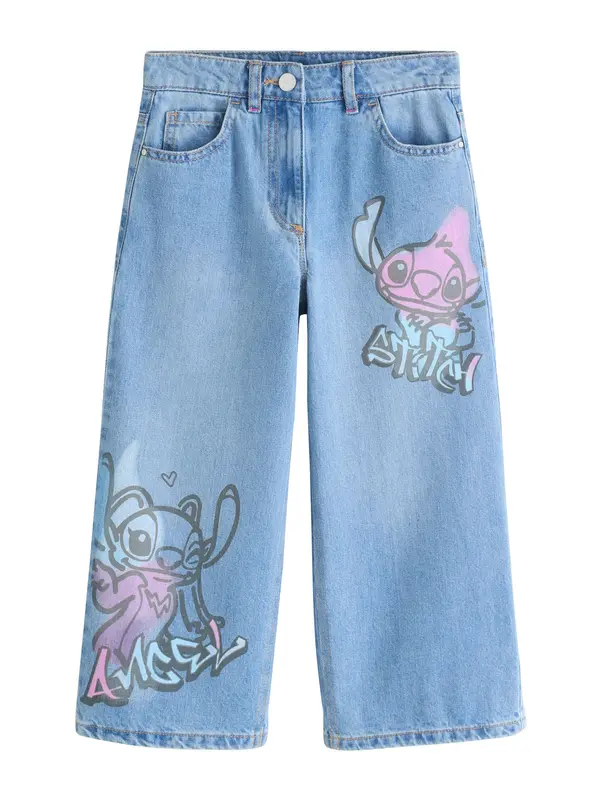 Next Next Traperice 'Disney Lilo & Stitch'  plavi traper / bazalt siva / prljavo roza