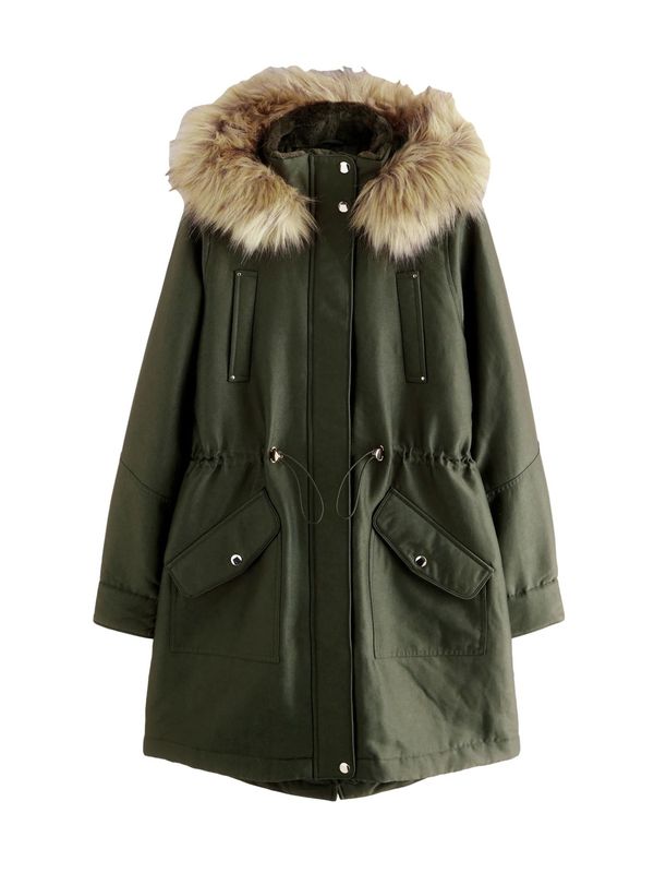 Next Next Zimska parka  bež / kaki