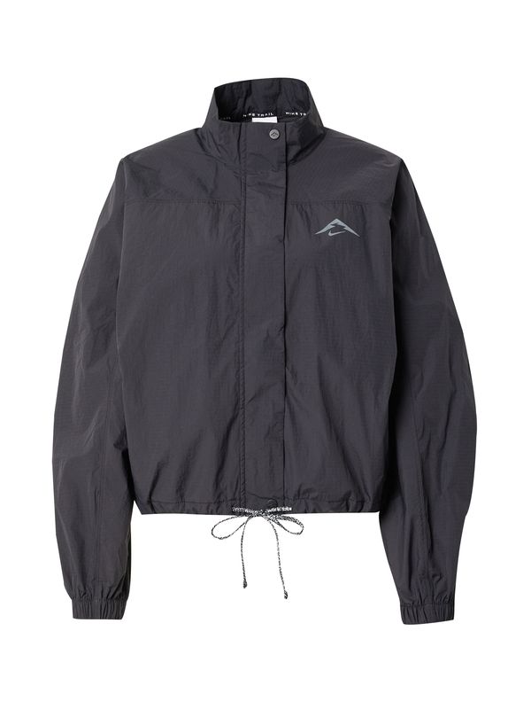 NIKE NIKE Jakna za vježbanje  siva / crna