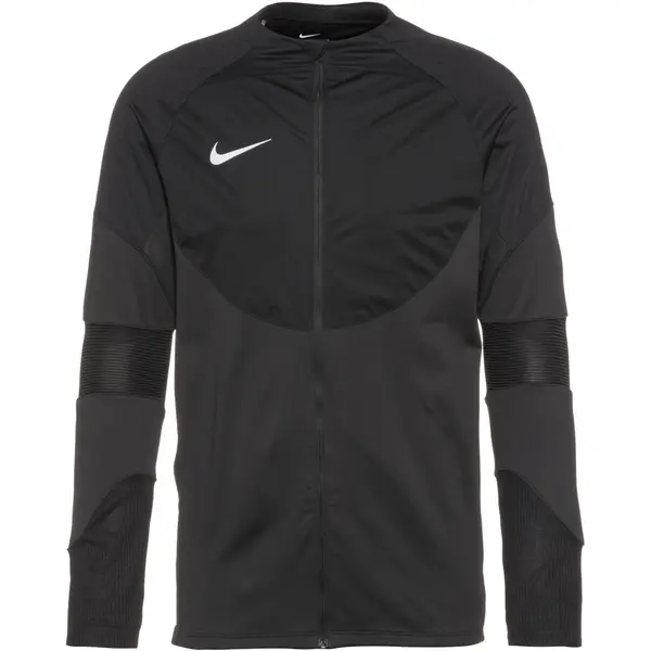 NIKE NIKE Jakna za vježbanje 'Strike Winter Warrior'  tamo siva / crna / bijela
