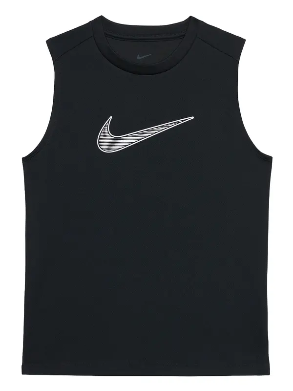 NIKE NIKE Majica  crna / bijela
