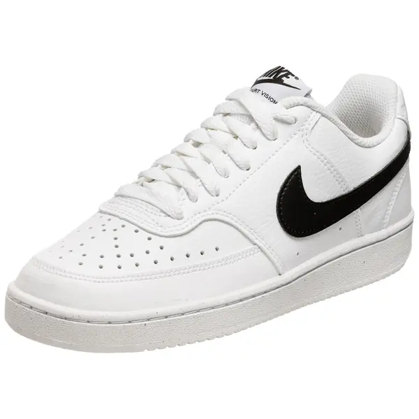 NIKE NIKE Niske tenisice 'Court Vision'  crna / bijela