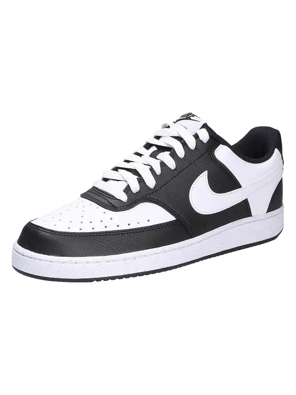 NIKE NIKE Niske tenisice 'Court Vision'  crna / bijela