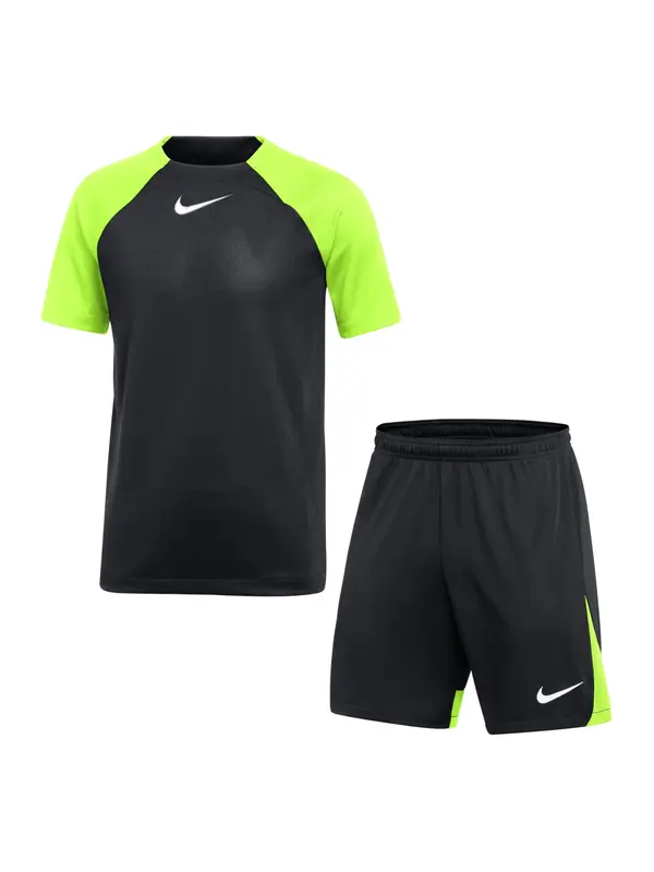 NIKE NIKE Odjeća za vježbanje 'Academy Pro'  neonsko zelena / crna / bijela