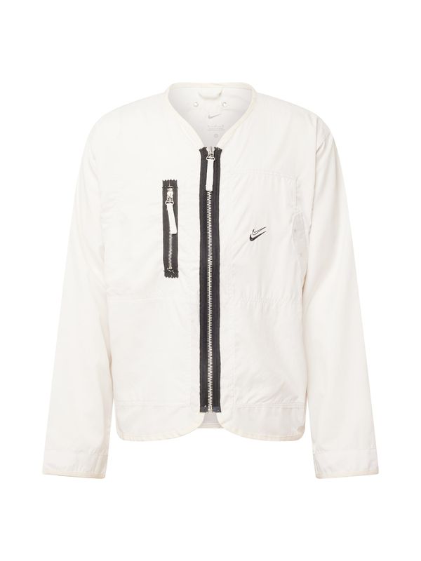 NIKE NIKE Sportska jakna  crna / bijela