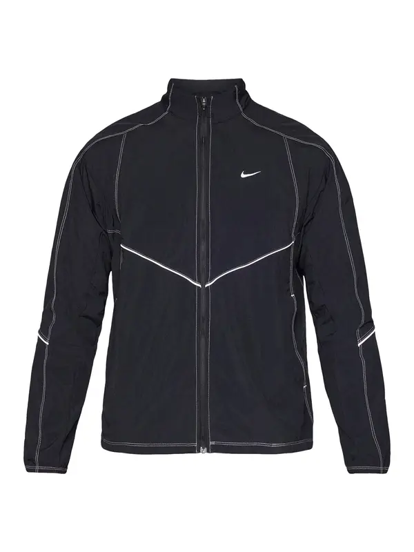 NIKE NIKE Sportska jakna  crna / bijela