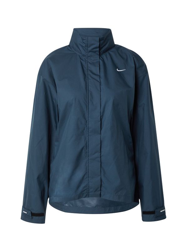 NIKE NIKE Sportska jakna 'FAST'  mornarsko plava / srebrno siva