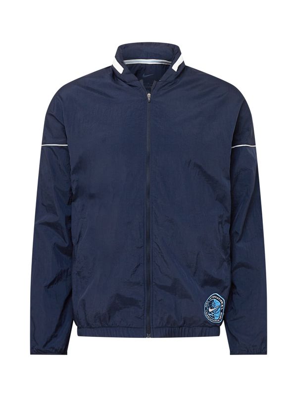 NIKE NIKE Sportska jakna  mornarsko plava / bijela