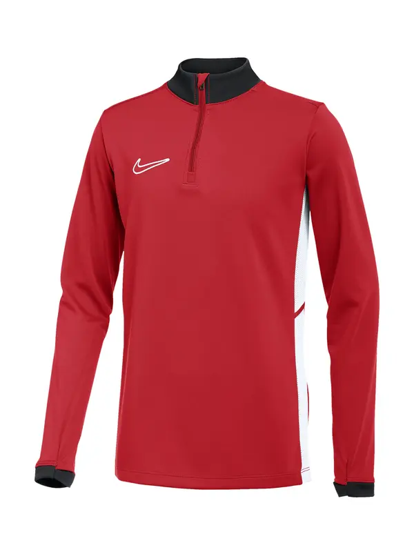 NIKE NIKE Sportska sweater majica 'Academy 25 Drill'  crvena / crna / bijela