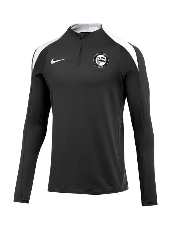 NIKE NIKE Sportska sweater majica  crna / bijela
