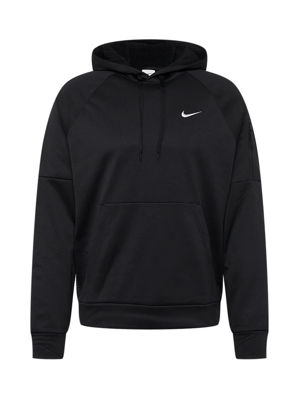 NIKE NIKE Sportska sweater majica  crna / bijela