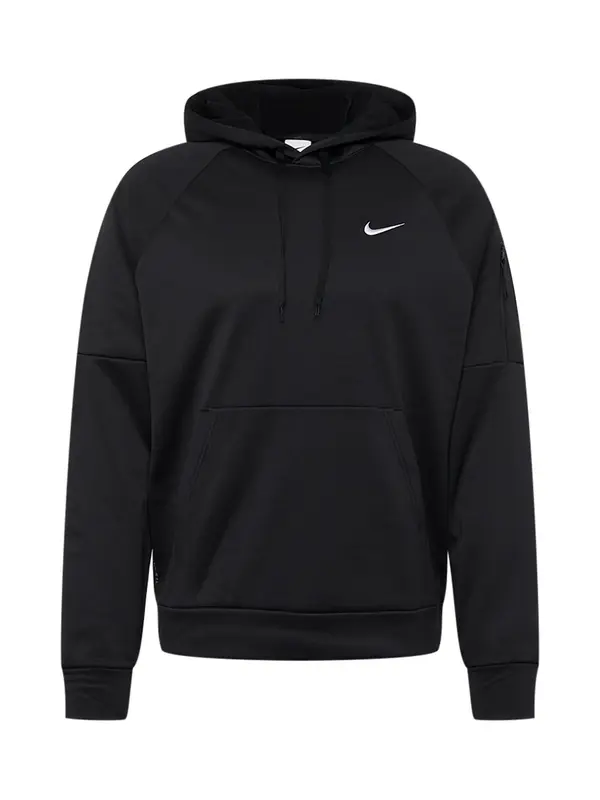 NIKE NIKE Sportska sweater majica  crna / bijela