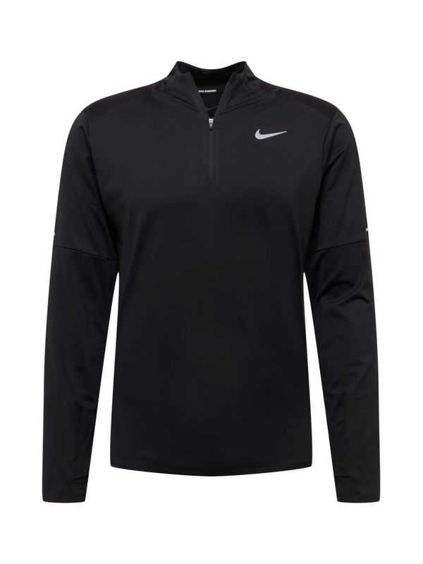 NIKE NIKE Sportska sweater majica  crna / bijela