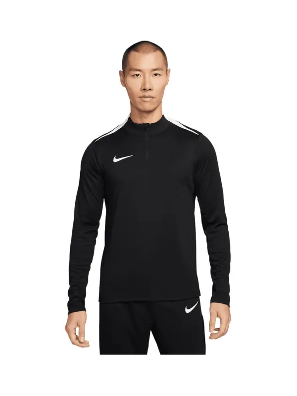 NIKE NIKE Sportska sweater majica  crna / bijela