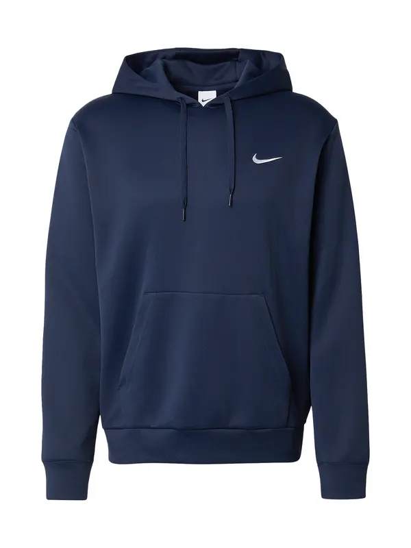 NIKE NIKE Sportska sweater majica 'FLEX FLC'  mornarsko plava / bijela
