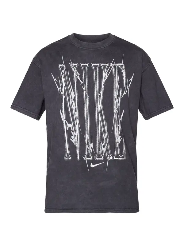 NIKE NIKE Sportska sweater majica  siva / crna