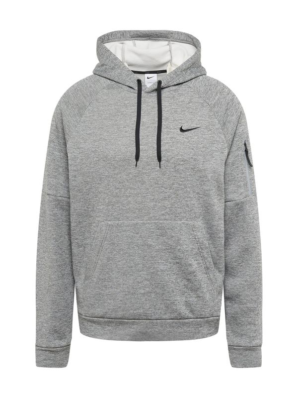 NIKE NIKE Sportska sweater majica  siva melange / crna