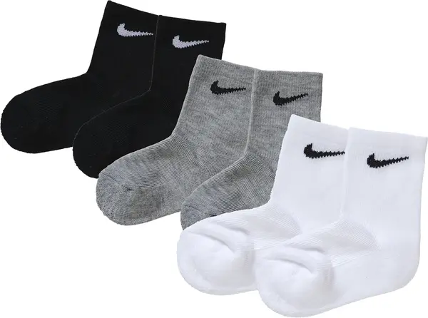 NIKE NIKE Sportske čarape 'CREW'  siva / crna / bijela