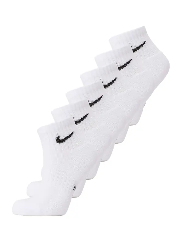 NIKE NIKE Sportske čarape 'Everyday'  crna / bijela