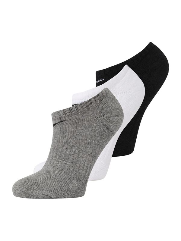 NIKE NIKE Sportske čarape  siva melange / crna / bijela