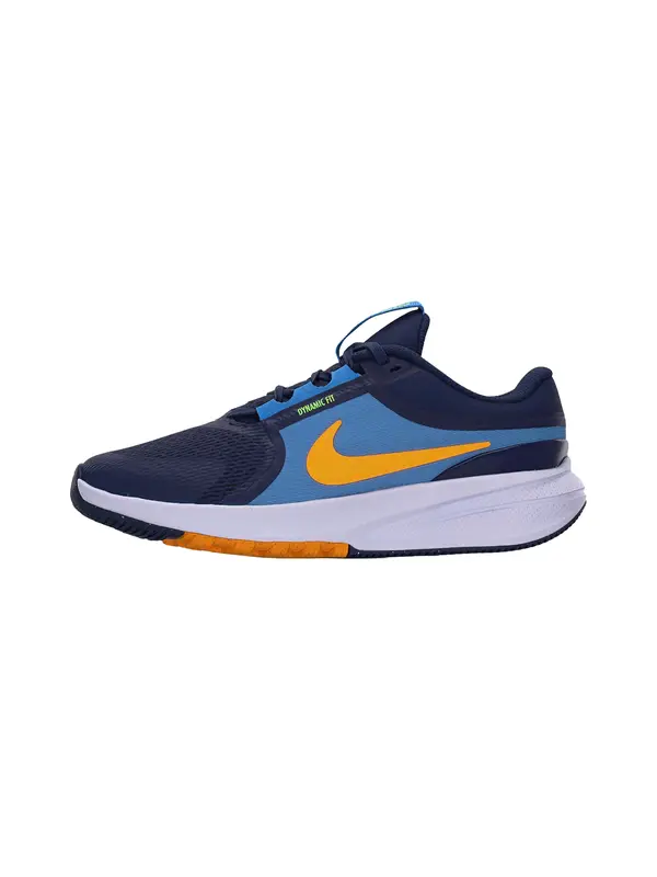 NIKE NIKE Sportske cipele 'Star Runner 5'  mornarsko plava / kraljevsko plava / narančasto žuta / travnato zelena