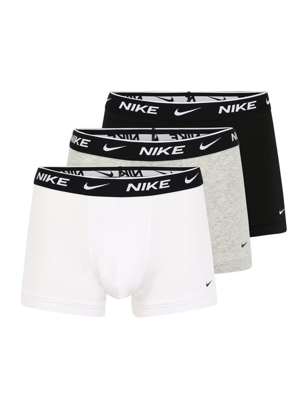NIKE NIKE Sportske gaće 'Everyday'  siva melange / crna / bijela