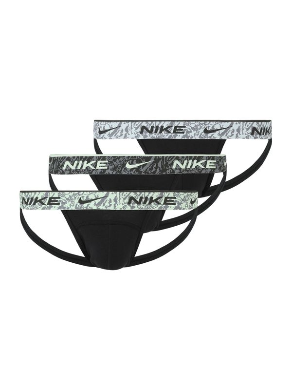 NIKE NIKE Sportske gaće 'JOCK'  pastelno plava / tamo siva / menta / crna