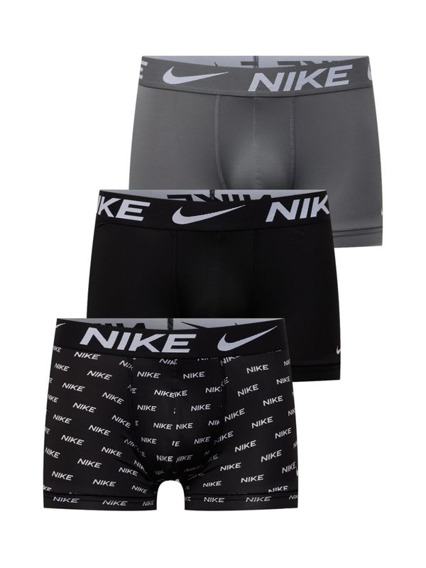 NIKE NIKE Sportske gaće  siva / crna / bijela