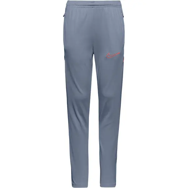 NIKE NIKE Sportske hlače 'Academy'  siva / narančasto crvena