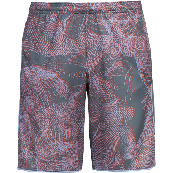 NIKE NIKE Sportske hlače 'Academy'  taupe siva / svijetlosiva / narančasto crvena