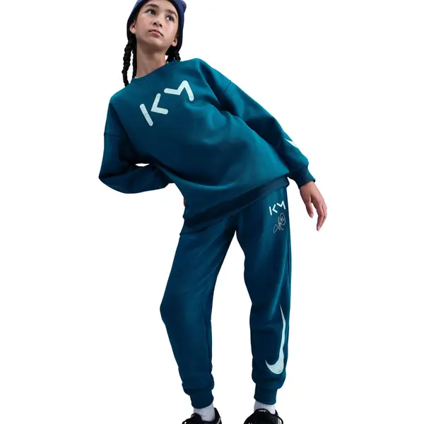 NIKE NIKE Sportske hlače 'Club'  petrol / biserno bijela