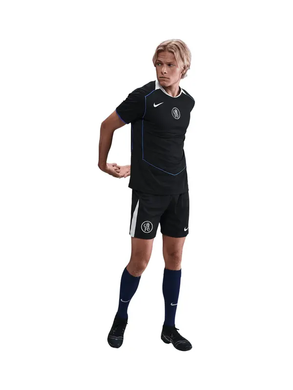 NIKE NIKE Sportske hlače 'FC Chelsea London'  crna / bijela
